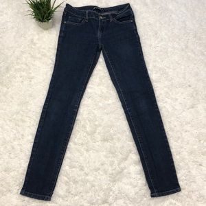 💥 5/25 💥 Dark skinny jeans with brown stitching